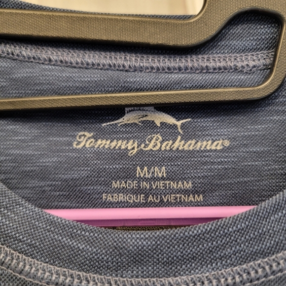 Tommy Bahama Tee Shirt Navy Blue Size Medium NWOT - Picture 3 of 6